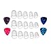 Vancool 15pcs Clear Guitar Fingertip Protectors in 5 Sizes Silicone for Guitar,Ukulele, 4 Guitar Picks Added for Gift