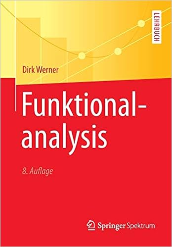 Funktionalanalysis Springer Lehrbuch Amazon De Werner Dirk Bucher
