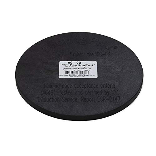 FootingPad Deck Footing Pad 10" Pack of 12 Pricepulse