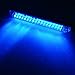 Partsam 4Pcs Slim Line Blue Led Utility Strip Bar Lights 18 Diodes 12V Surface Mount with Rubber Gaskets Sealed Lighting Deco RV Boat Marine Led Lights 8 Inch Trailer Side Marker Lights Truck Lamps