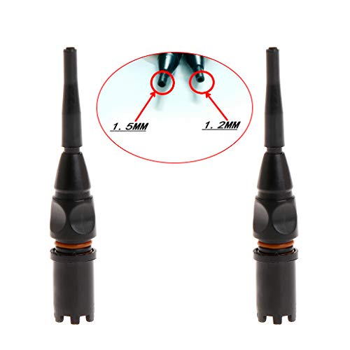 Lergo 5 Stück Angel-Posen Kopf DIY Schwimmer Grün Blau Licht Anzug Adapter Stecker 1,5/1,2 mm Elektronische Leuchten… – Bild 3