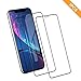 2-Pack Premium Full Coverage Screen Protectors for iPhone 11 Pro, iPhone Xs and iPhone X 5.8-Inch, Clear Tempered Glass Film with Full Screen Protection, High Clarity and Case-Friendly