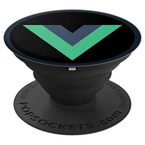Vue JS Framework for Programmers, Geeks, Nerds, Coders - PopSockets Grip and Stand for Phones and Tablets