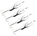 LAST CAST TACKLE 1/8-2oz / 3.5g-60g Silver Chrome Casting Spoon Fishing Lure Jig - 4 Pack