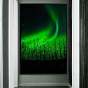 signwin Framed Canvas Wall Art Night View Landscape...