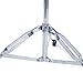Straight Cymbal Stand Drum Hardware Percussion Mount Holder Gear Set Silver