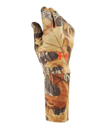 Under Armour Men's UA Camo ColdGearâ€š Liner Gloves Small Mossy Oak Obsession Color: Mossy Oak Obsession/Dynamite Size: Small Model: