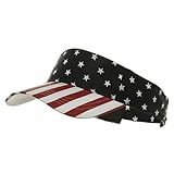 USA Flag Visor-USA Star Stripe W40S44B