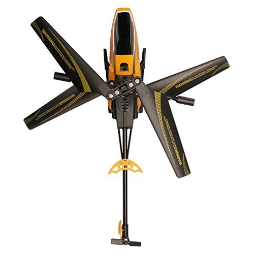 ATTOP YD-218 3 Channel Infrared Remote Control Helicopter with Built-in Gyro Mini RC Heli with Smoothly Hovering Performance (Orange)