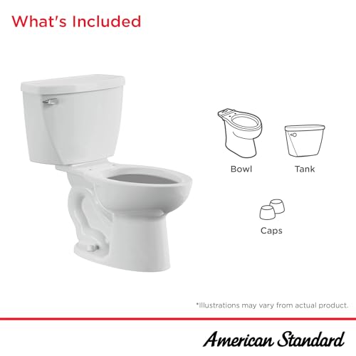 American Standard 2462016.020 Cadet Two-Piece Pressure Assist with 12-in Rough-In Toilet, Elongated photo 12