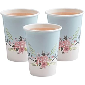 Amazon.com: Talking Tables Truly Scrumptious Vintage Floral Paper Tea ...