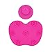 TailaiMei Makeup Brush Cleaning Mat,Set of 2 Silicone Cosmetic Washing Tool with Suction Cups(Pink)