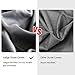Vailge 3 Piece Pinch Pleated Duvet Cover with Zipper Closure, 100% 120gsm Microfiber Pintuck Duvet Cover, Luxurious Pintuck Decorative(Grey,Queen)
