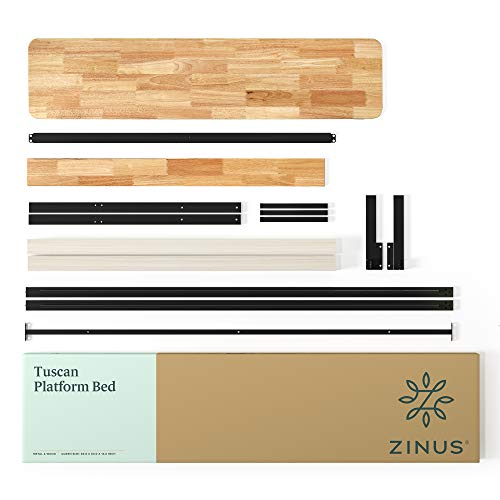 ZINUS Olivia Metal Platform Bed Frame / No Box Spring Needed / Wood