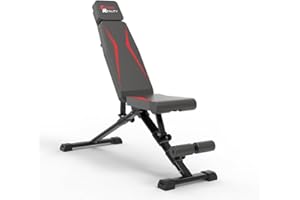 Fitness Reality Adjustable Weight Bench, Press for Incline Decline Workouts & Strength Training - Foldable for Home Gym - 800 Pound Capacity