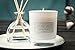 Pack 3 Scented Candles Sandalwood Black Currant Soy Wax Jar Candle, 8 oz Each - No Lid