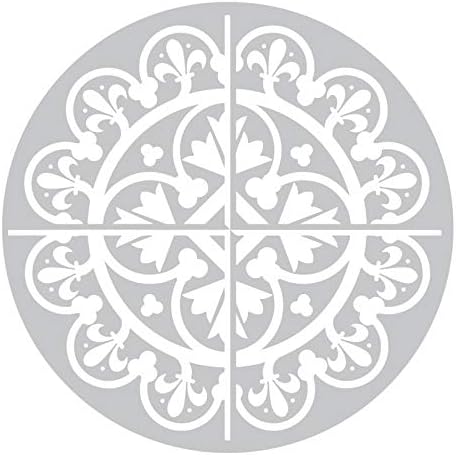 Glass Door & Window Repositionable Sticker Decal. 2 per Package -Shower Doors, Alert Birds, Dogs, Kids, Guests. Warn, Protect, Safety, Removable, Self Adhesive, Bird Alert. (Grey Tile)