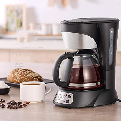 BJLWTQ Filterkaffeemaschine, 0.75L Kapazität Kaffeemaschine Programmierbare 24-Stunden-Timer mit LCD-Display, 800W… – Bild 3