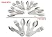 Out&Joy Lightweight Stainless Steel Camping Cutlery Set – Compact, Multi-Purpose, Eco-Friendly Silverware Set Includes 2 Forks, 2 Spoons, 2 Knives, 2 Can and Bottle Opener (2 Person Setting)