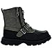 Kingshow 1161 Kid's Winter High Top Insulated Laced up Outter Winter Boots