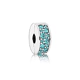 Pandora 791817mcz Teal Shinning Elegance Clip