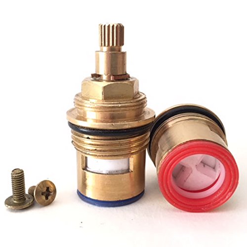 Bath 3/4" 24 Spline Replacement Ceramic Tap Valve Cartridge Compatible
