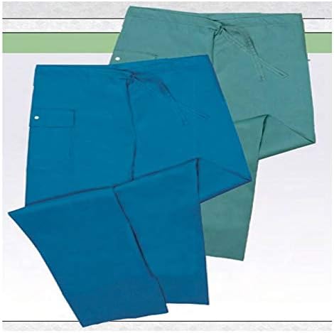 Molnlycke 21740 Barrier Men's Drawstring Pant, X-Large, Blue (Pack of 48)