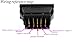 Sdootauto DC 12V 20A Car Window Rocker Switch 5 Pins DPDT for Auto Car