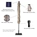 C-Hopetree 11 ft Outdoor Patio Market Umbrella with Solar LED Lights - Beige