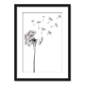 NWT Black Paper Framed Canvas Wall Art for...