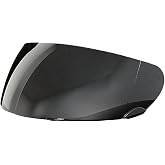 ZQIYDYP Motorcycle Helmet Visor for Qualifier,Qualifier DLX,RS-1,Deep Black | UV400 Protection,High-Definition,Face Shield for Qualifier,Qualifier DLX,Vortex,Revolver,Revolver Evo,Star,RS-1,RS-2