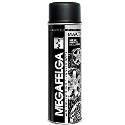 Fahrzeugteile Hoffmann 1 Stück 500ml Felgenlack Felgen Farbe schwarz matt 22543