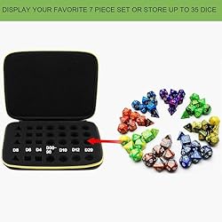 ALKOO 35+ Dice Case Box Tray, Storage Holder for