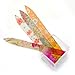 4 Color Nail Art Quality Manicure Crystal Glass Nail Files Set 5.5inch（Nail Files）
