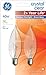 GE Lighting 76241 Crystal Clear 40-Watt, 360-Lumen Bent Tip Light Bulb with Candelabra Base, 8-Pack