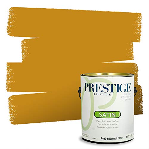 PRESTIGE Paints Interior Paint and Primer In One, 1-Gallon, Satin, Comparable M…