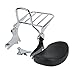 Backrest Sissy Bar Luggage Rack & Docking Hardware Kits Compatible with Harley Touring 1997-2008