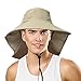 Sun Blocker Unisex Large Bill Neck Flap Hat Sun Protection Camping Hiking Hunting Fishing Cap