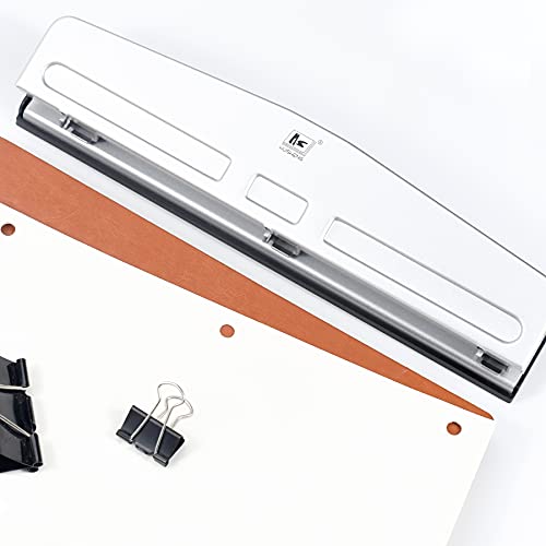 Weibo Heavy Duty 3Hole Punch Tool, Hand Held Commercial Effortless