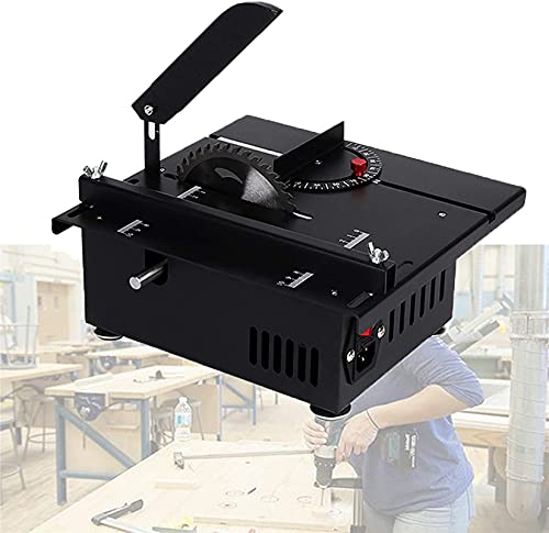 Tragbare Tischkreissäge , Mini Precision Tischsäge, DIY Handgemachte Holzbearbeitungsbank Drehmaschine Elektrische…