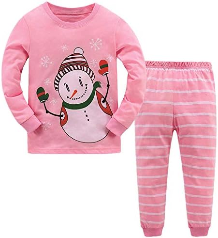 Garsumiss Boys Girls Christmas Pyjamas Set Kids Xmas Pjs Sleepwear Toddler Santa Clothes Unisex Winter Nightwear