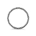 Sterling Silver Oxidized Bali Stackable Ring (Size 4 - 10)
