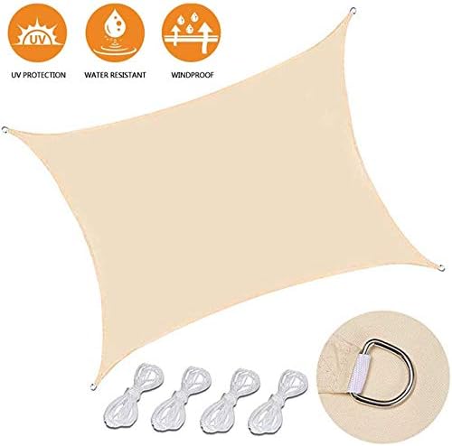 ZDiane Toldo Vela sombrilla Parasol Tela de Poliéster Jardin ...