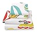 Where The Polka Dots Roam Full Size Bed Sheets Explorer Hot Air Balloon Print 4 Piece Set │ Unisex, Flexible Microfiber, Durable, Wrinkle-Resistant Bedding │ Boys, Girls, Baby, Kids, Toddler, Teen