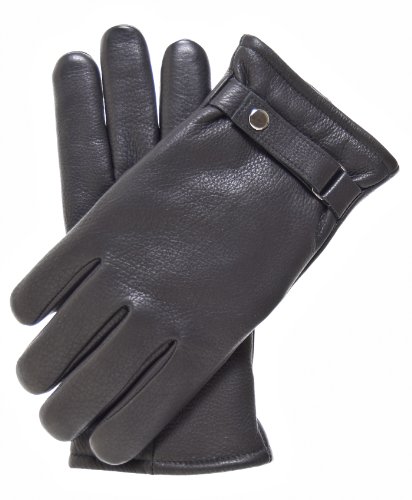 American Classics Men's Winter Deerskin Gloves Size 8 Color Black American Classics Men's Winter Deerskin Gloves Size 8 Color Black