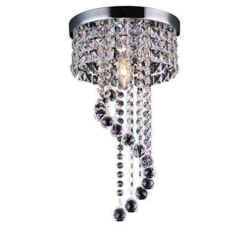 Atc Ceiling Lights Modern Chandelier Led Spiral Sphere Raindrop K9