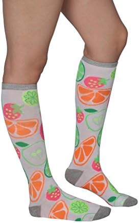 Cute Crocs Women's Funky Printed Colorfull Knee-High Socks Style 3 - 12 Pack