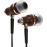 Symphonized NRG 3.0 Earbuds | Wood In-ear Noise-isolating Headphones with Mic &amp; Volume Control (Black Night &amp; Hazy Gray)