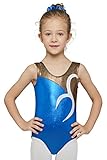Mdnmd Girls' Scoop Back Gymnastics Leotard
