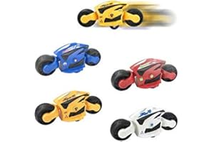 Liberty Imports 4 PCS Motorcycle Toys High Speed Friction Futuristic Concept Vehicles for Kids - Racing Motorbike Vehicles Party Favors Supplies